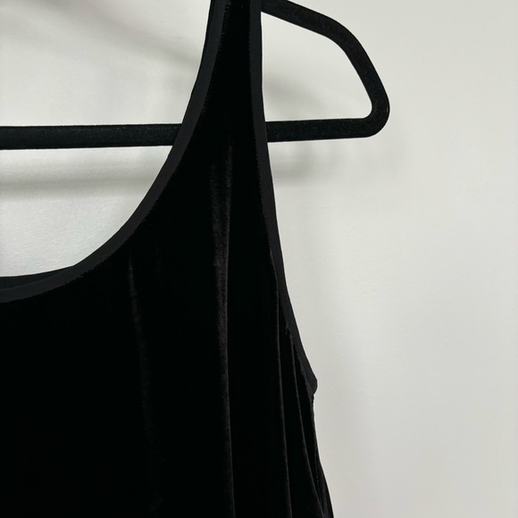 Eileen Fisher Black Velvet Tank Top Size S - Picture 6 of 6